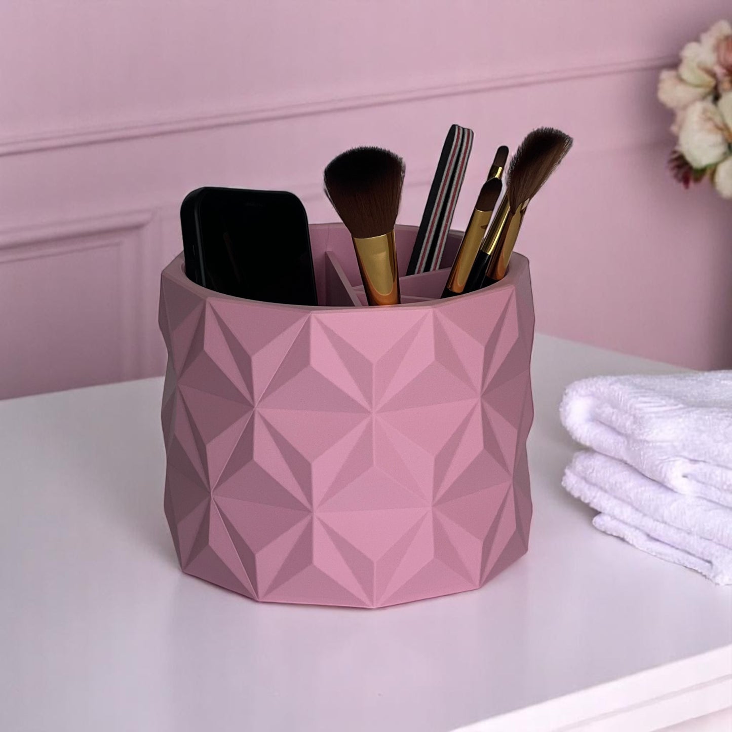 Organiseur MakeUp / Pot de rangement "Lilou"