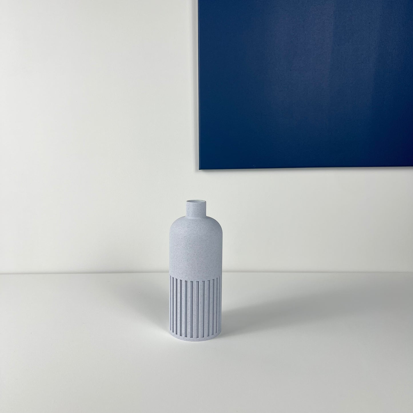 Vase Bouteille marbre blanc