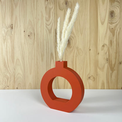 Vase "Printemps", Design rond et coloré