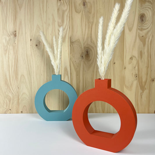 Vase "Printemps", Design rond et coloré