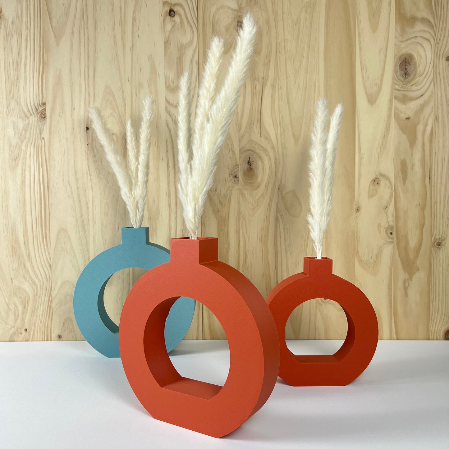 Vase "Printemps", Design rond et coloré
