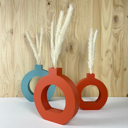 Vase "Printemps", Design rond et coloré