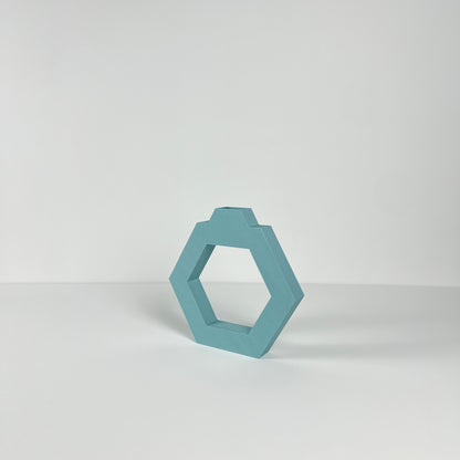 Vase "Polygone", Design polygonal et contemporain