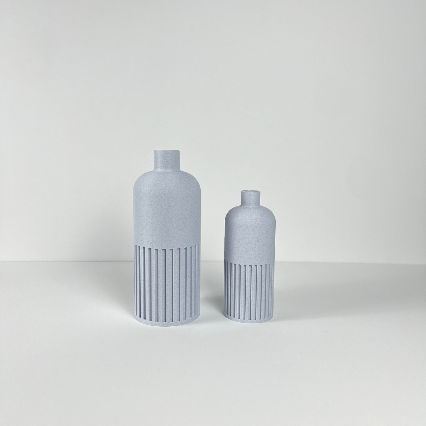 Vase Bouteille marbre blanc
