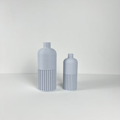 Vase Bouteille marbre blanc