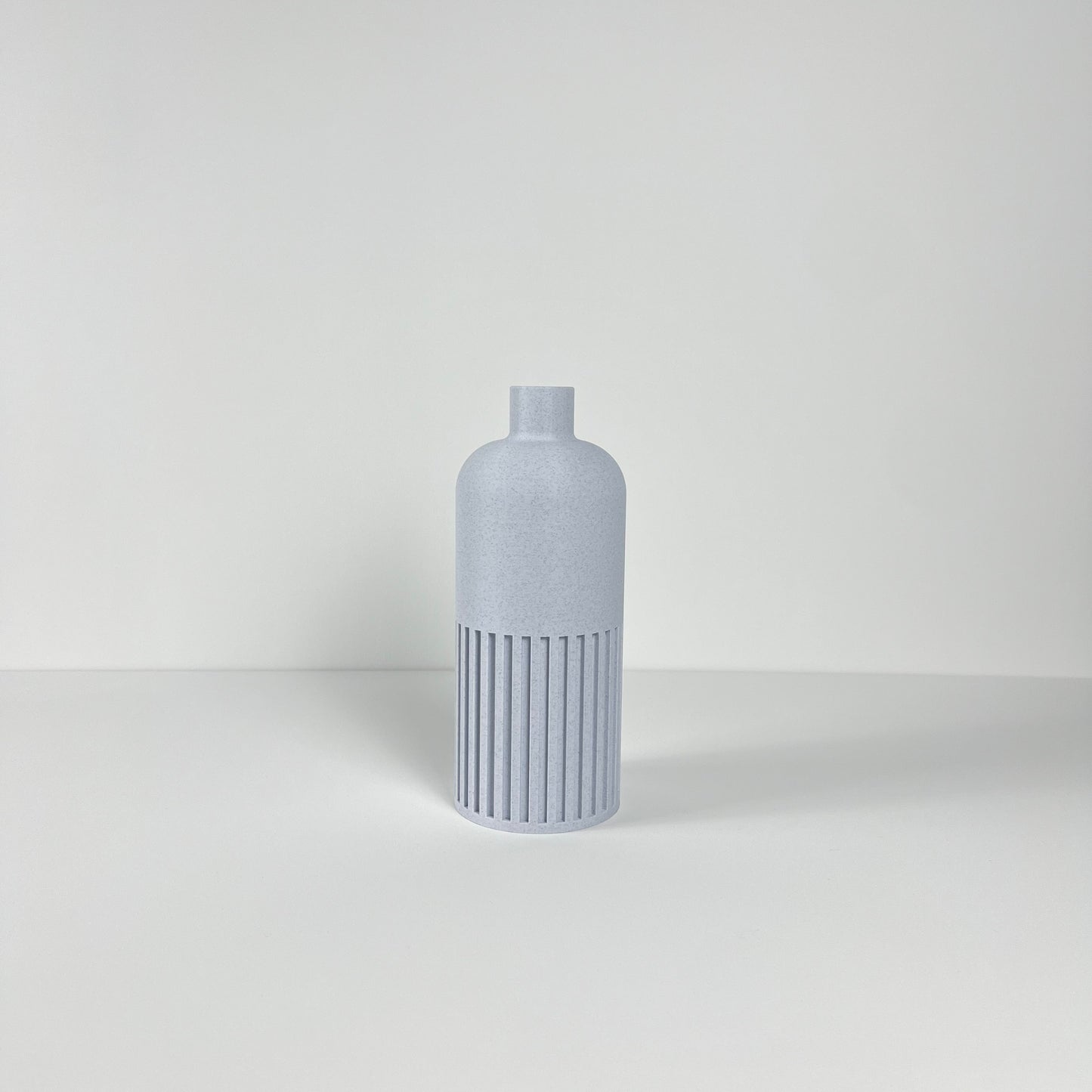 Vase Bouteille marbre blanc